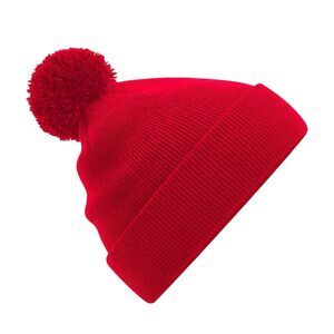 Beechfield Childrens/Kids Original Pom Pom Beanie / Classic Red